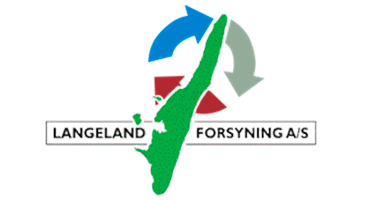 Logo for Langeland Forsyning, som WASYS A/S laver vandautomation for
