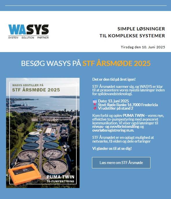 WASYS Nyhedsbrev juni 2025